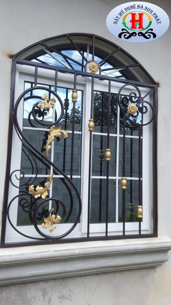 Khám Phá Khung Bảo Vệ Sắt Mỹ Nghệ Hiện Đại và Tinh Tế khung cửa sổ sắt mỹ thuât hà sơn phát 003