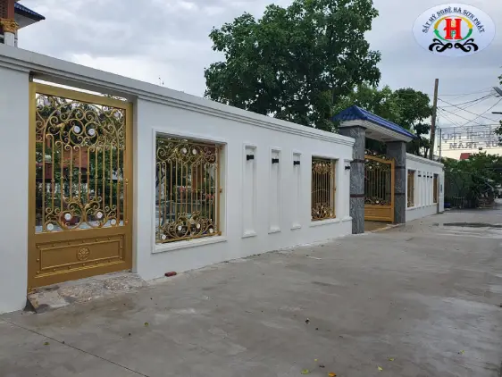 DỰ ÁN SẮT MỸ NGHỆ BÀ RỊA Lắp đặt cổng rào cho nhà vườn mỹ xuân