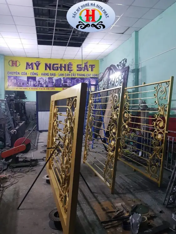 DỰ ÁN SẮT MỸ NGHỆ BÀ RỊA Gia công cổng rào cho nhà vườn ở mỹ xuân