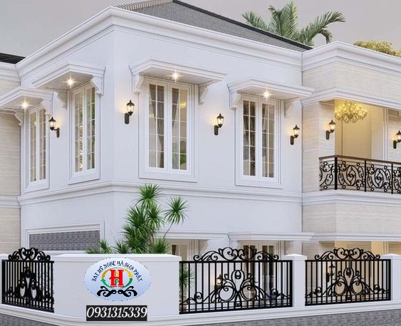 25+ Mẫu Hàng Rào Biệt Thự Hiện Đại |An toàn & Sang trọng|HSP hàng rào biệt thự hiện đại hà sơn phát 001
