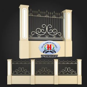 25+ Mẫu Hàng Rào Biệt Thự Hiện Đại |An toàn & Sang trọng|HSP hàng rào biệt thự hiện đại hà sơn phát 017