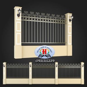 25+ Mẫu Hàng Rào Biệt Thự Hiện Đại |An toàn & Sang trọng|HSP hàng rào biệt thự hiện đại hà sơn phát 019