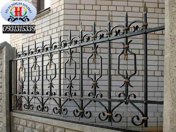 21+ Mẫu hàng rào sắt chống trộm | An toàn tuyệt đối | HSP hàng rào sắt chống trộm hà sơn phát 003