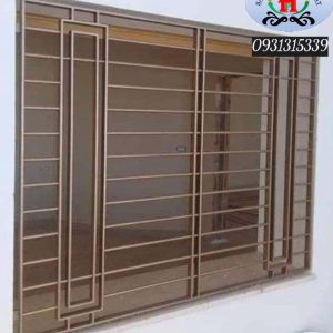khung bảo vệ cửa lùa bằng sắt đẹp hà sơn phát 005