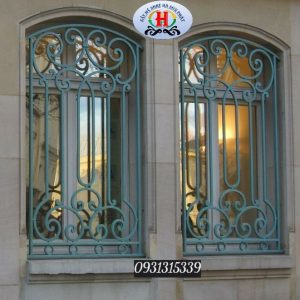 khung bảo vệ cửa sổ sắt đẹp hà sơn phát 016