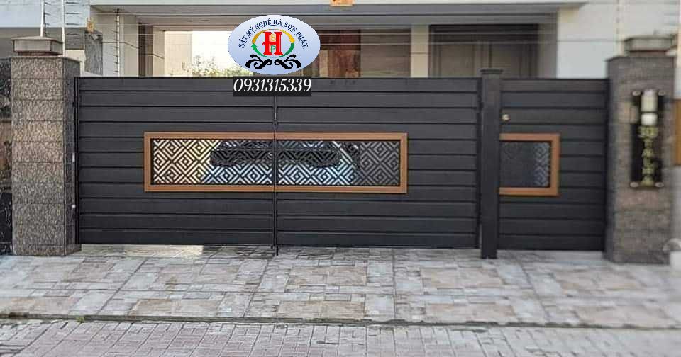 Mẫu cửa sắt đơn giản, cửa sắt 1 cánh đẹp, cửa sắt đẹp! Cửa sắt đẹp đơn giản chắc chắn kín đáo hà sơn phát 002
