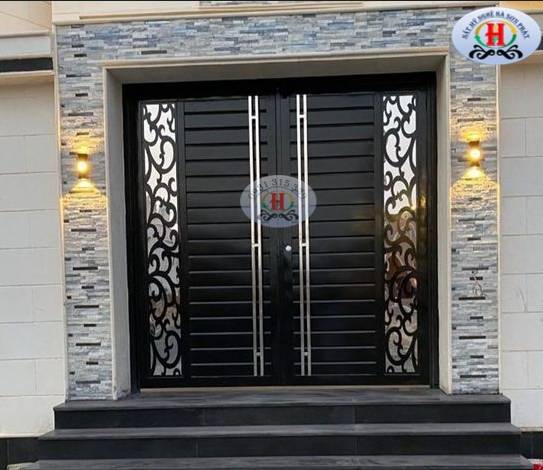 Mẫu Cửa CNC 2 cánh sắt mỹ thuật: Đẳng cấp và Tinh tế! cửa chính CNC 2 cánh đẹp sắt mỹ nghệ