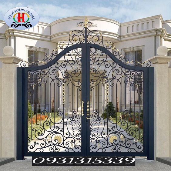 Làm cửa cổng sắt đẹp tại đồng nai- Cửa cổng sắt số 1 đồng nai Cửa cổng sắt đẹp tại đồng nai -satmynghehsp.com