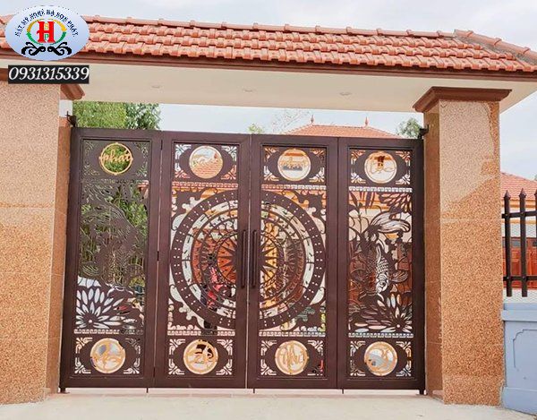 Làm cửa cổng sắt đẹp tại đồng nai- Cửa cổng sắt số 1 đồng nai mẫu Cửa cổng sắt đẹp tại đồng nai -satmynghehsp.com